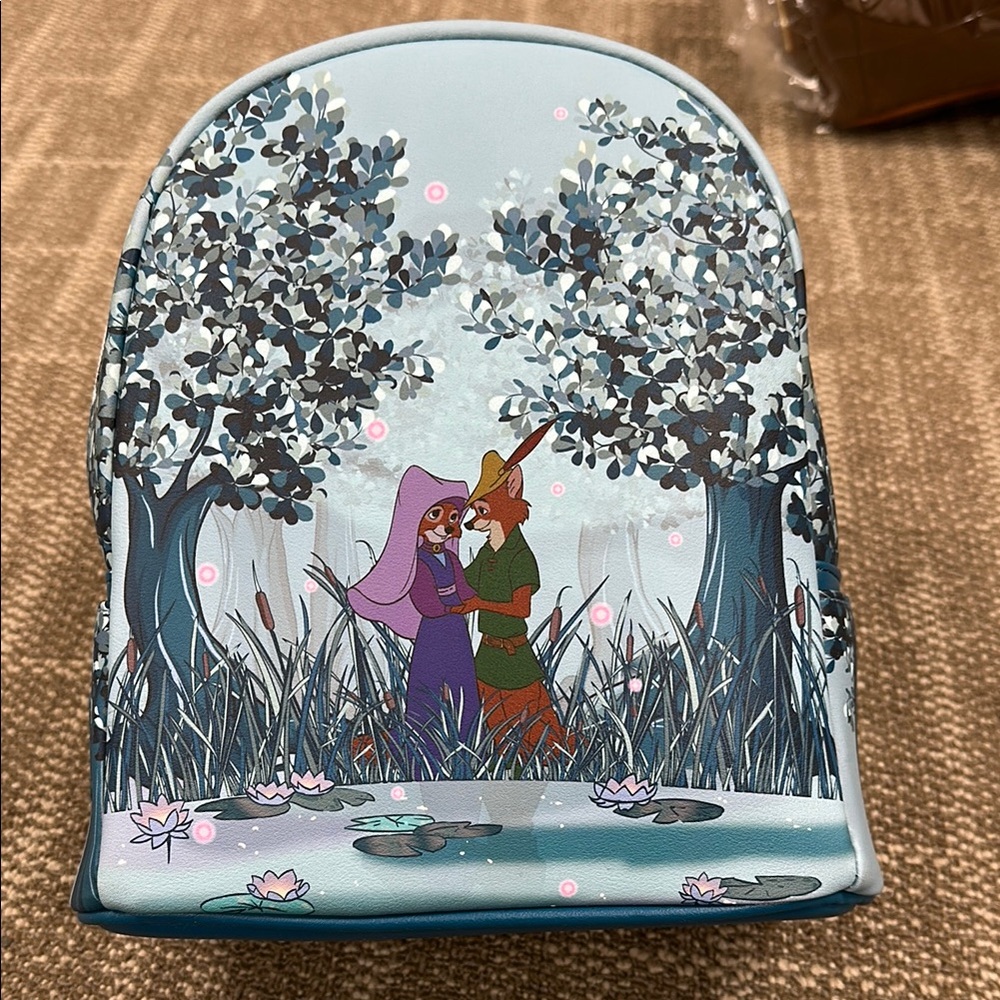 Loungefly Disney Blue and Teal Backpack